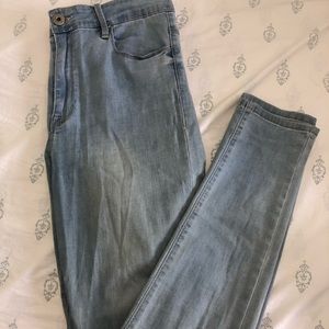 Pacsun bullhead super high rise denim
